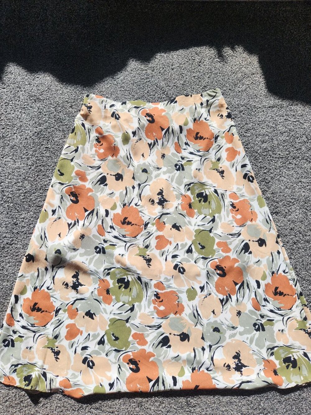 Lush Women's Midi Floral Skirt Size L New